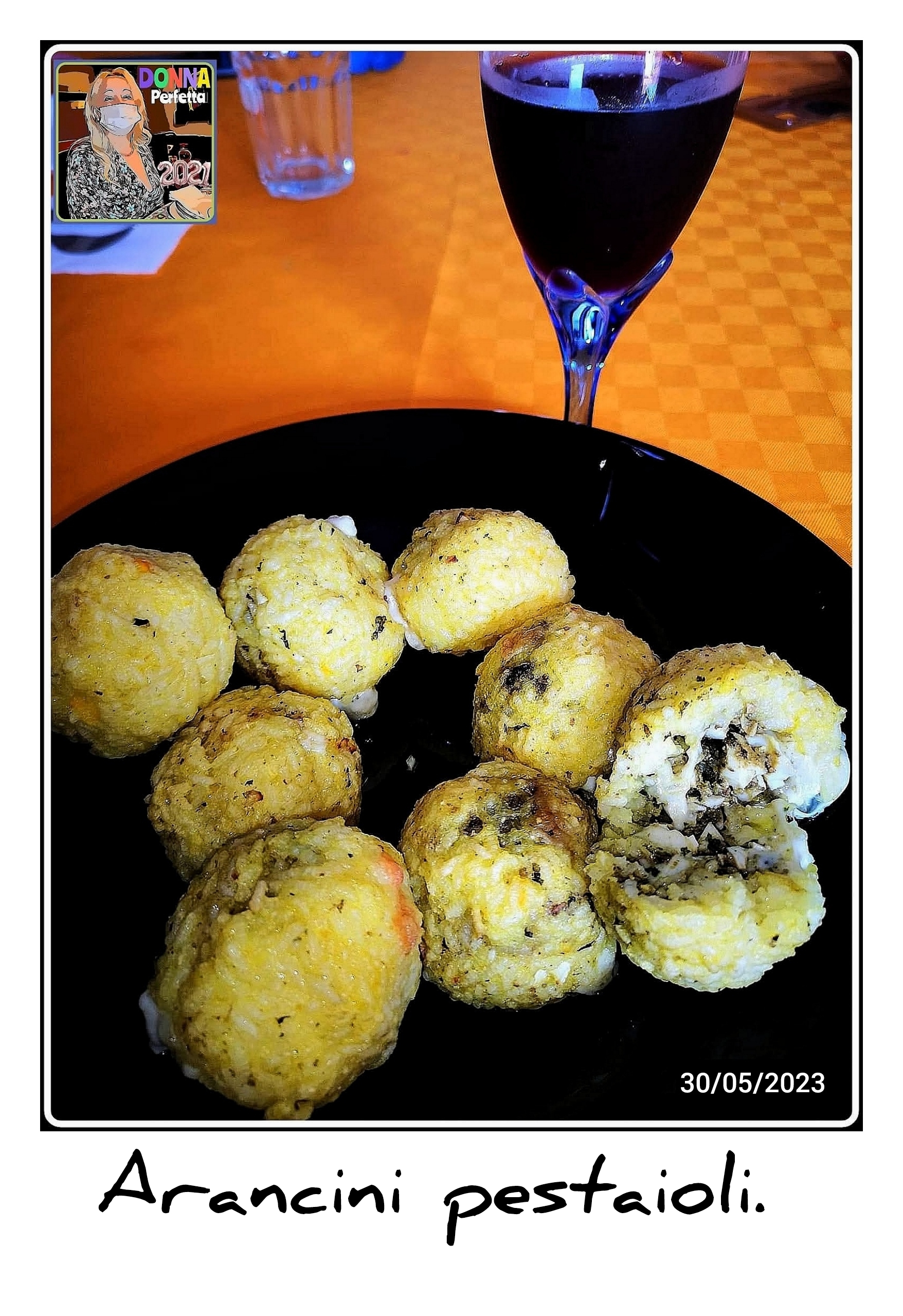 ARANCINI PESTAIOLI. (Pesto Cotix) 