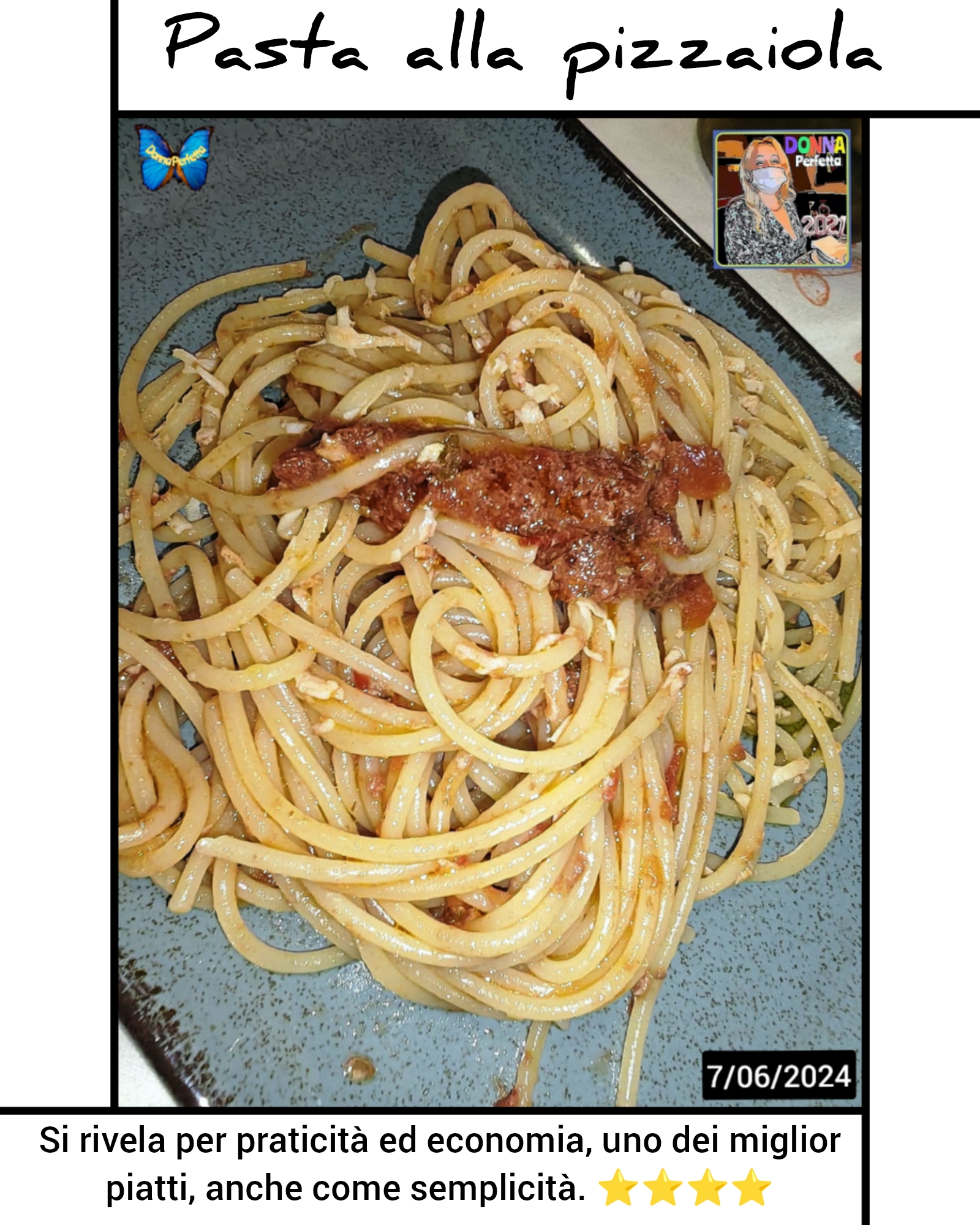 SPAGHETTATA ALLA PIZZAIOLA. 