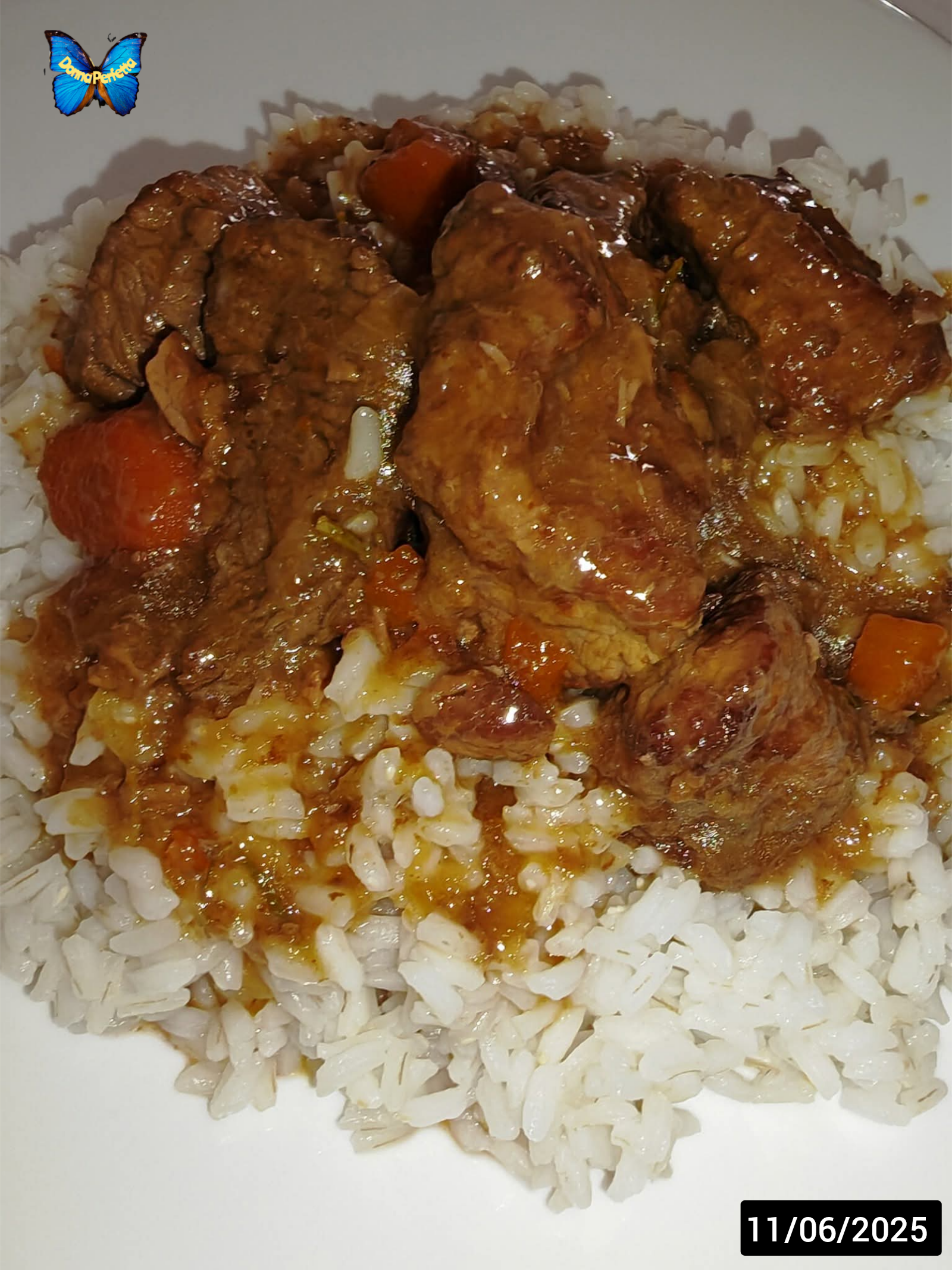 SPEZZATINO DI MAGRO AL CURRY.