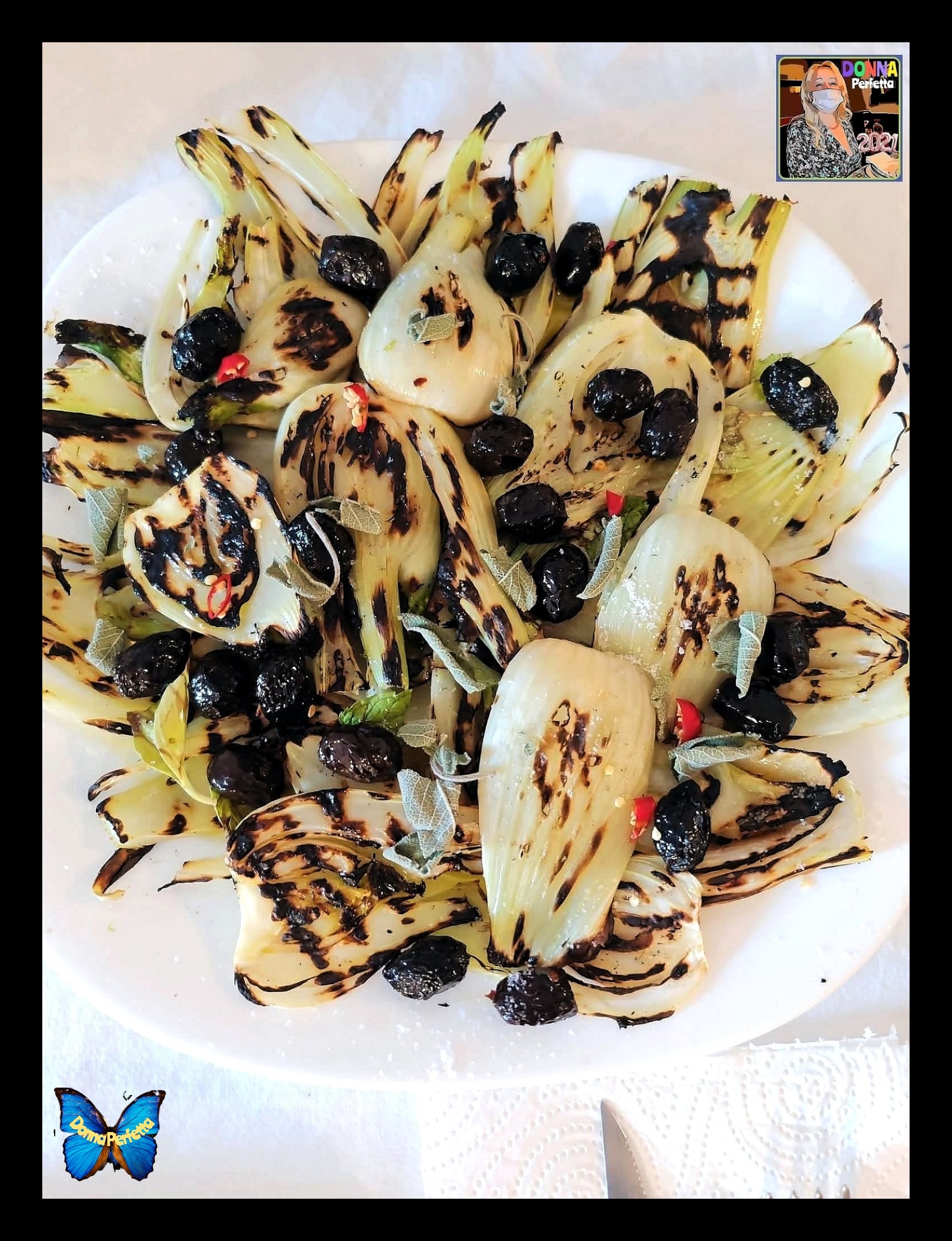 FINOCCHI grigliati all'olivadese.