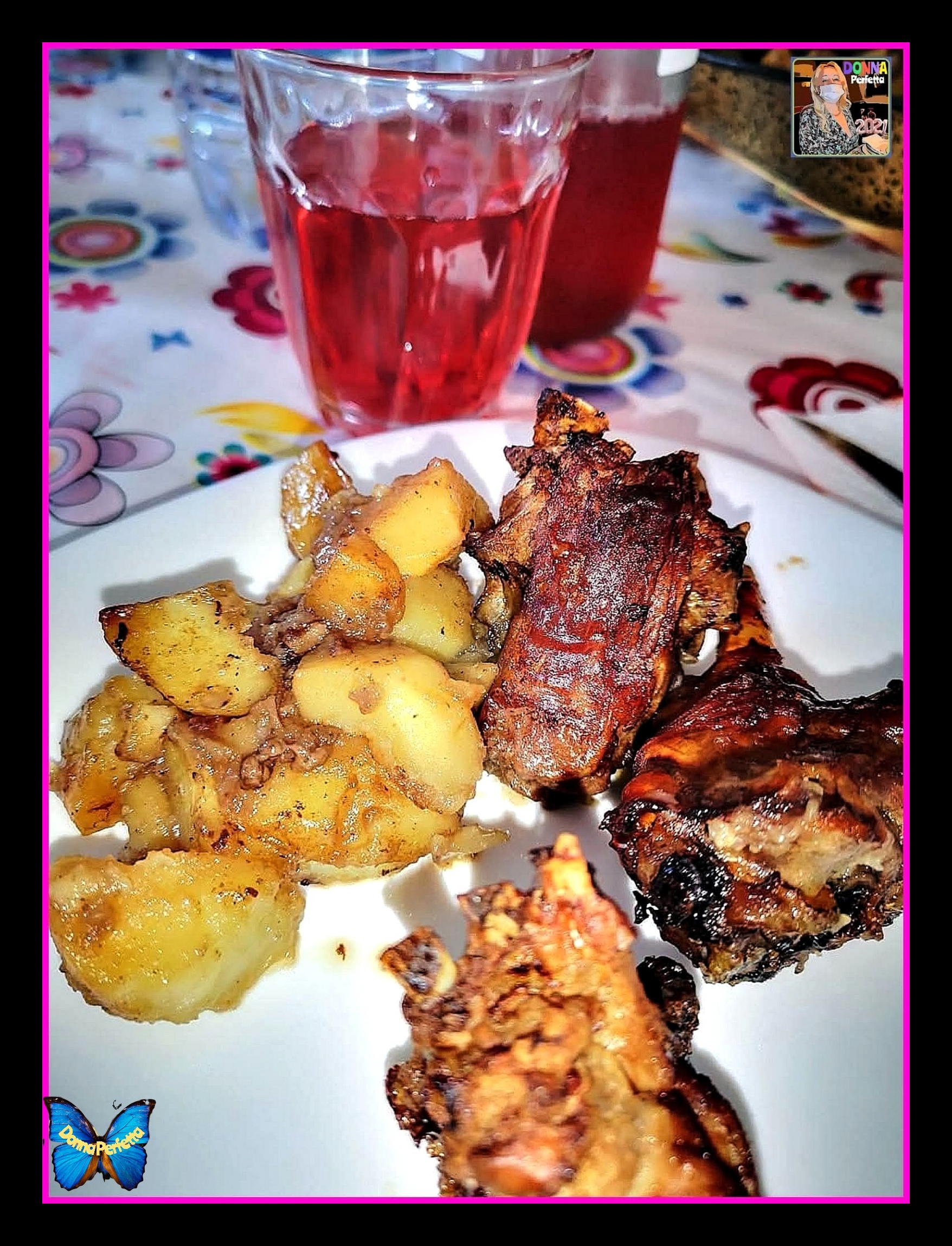 CAPRETTINO al forno e PATATE