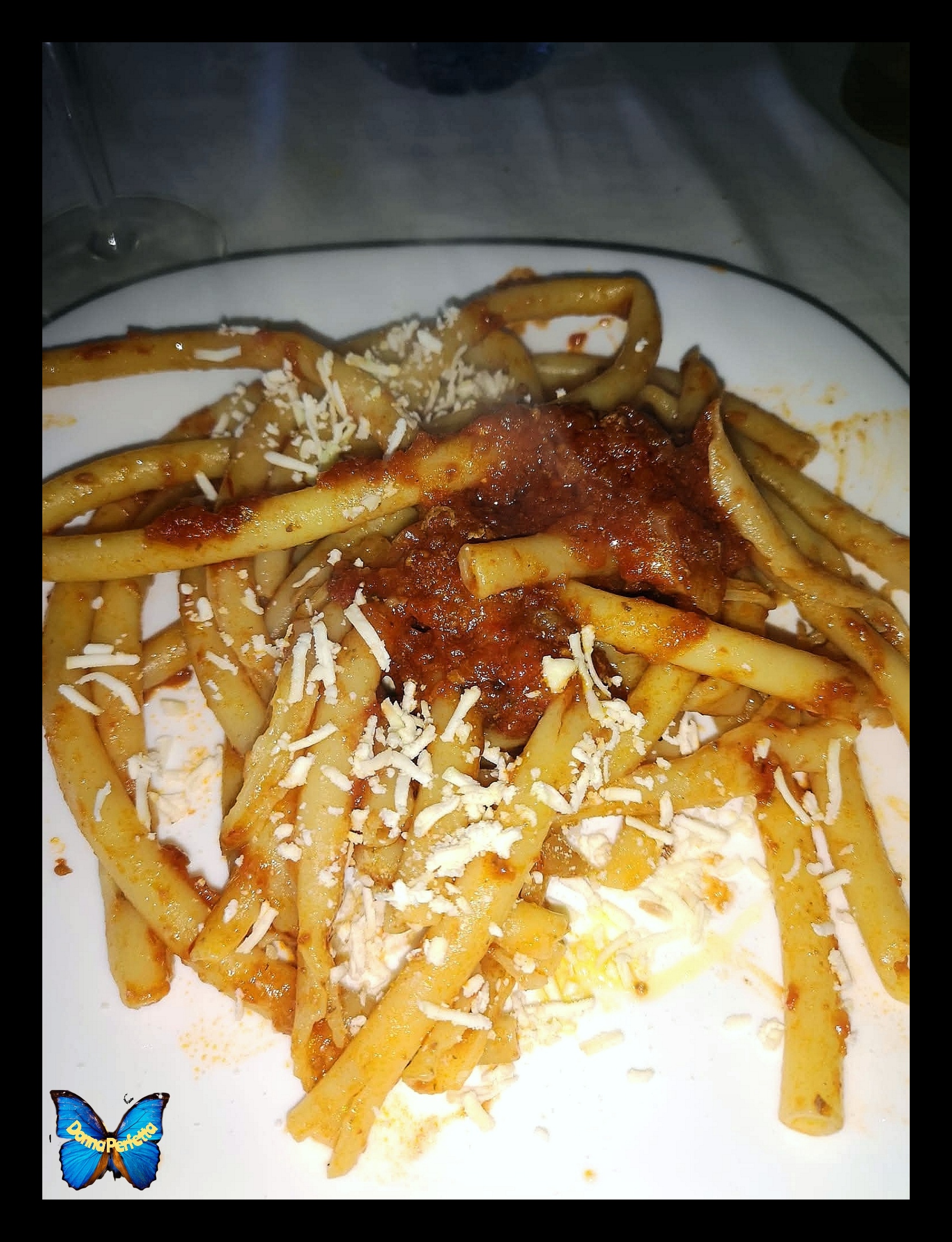 MACCHERONI AL CINGHIALE. 