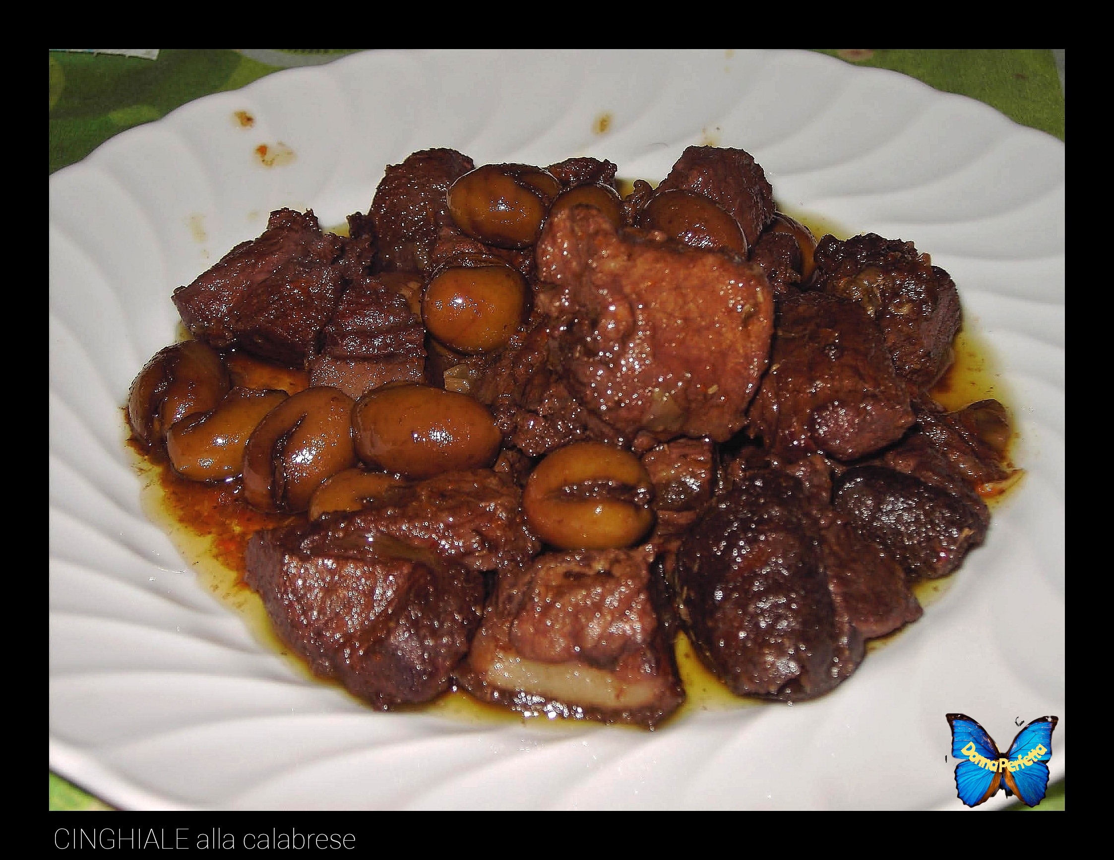 CINGHIALE alla calabrese. 
