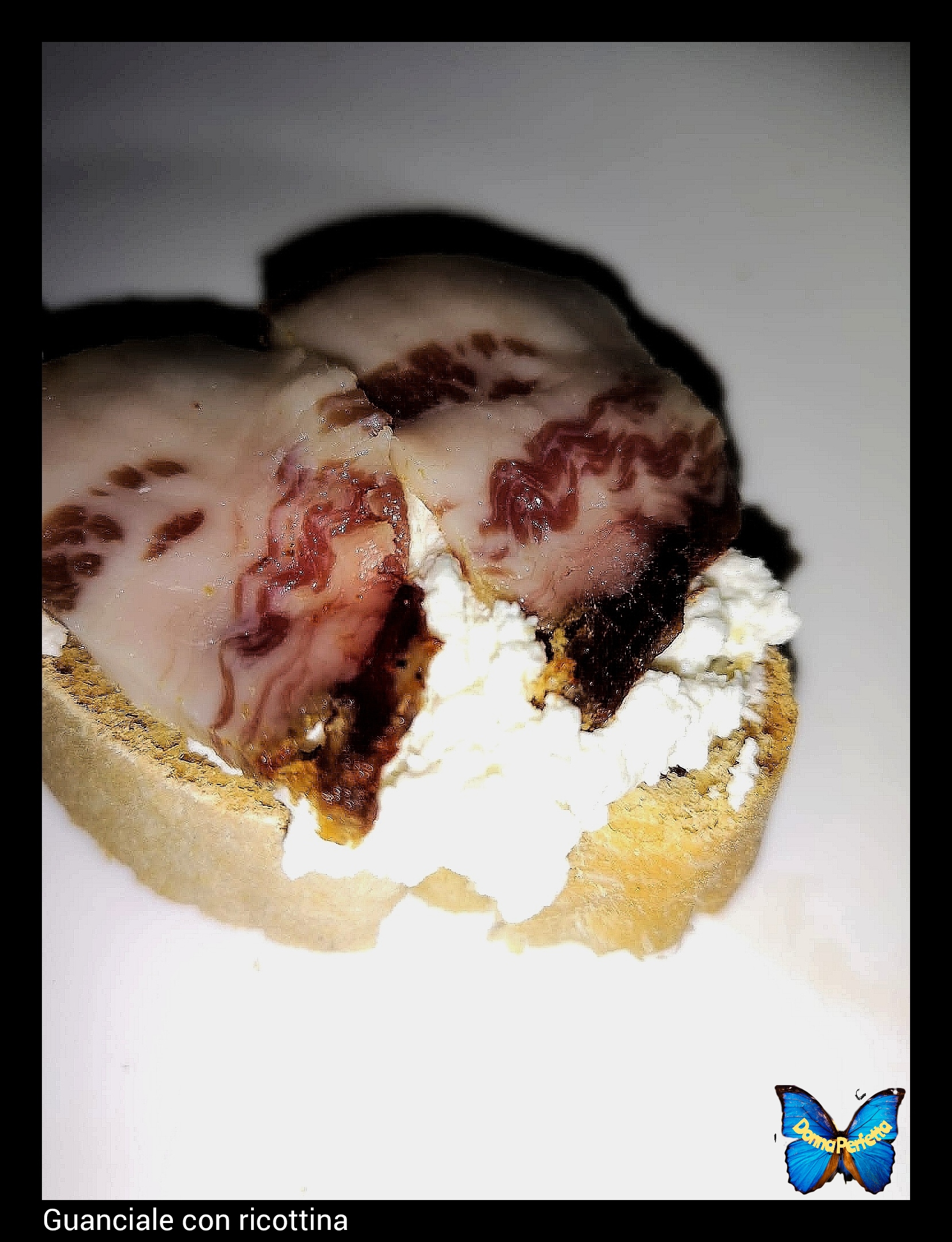 GUANCIALE con ricottina (Pecora).