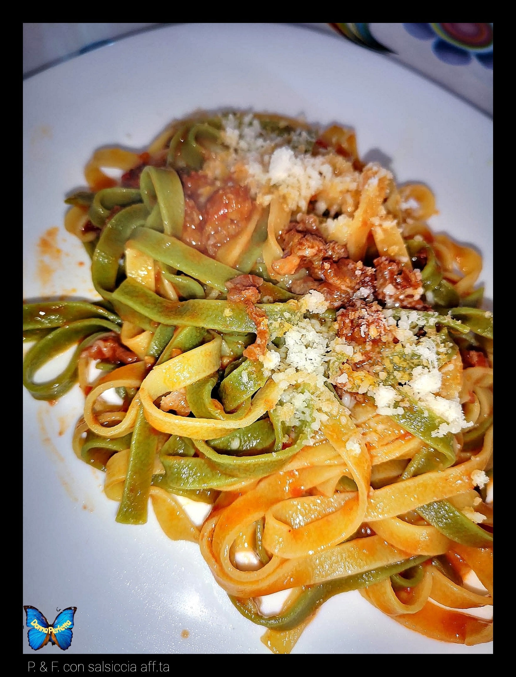 P&F con salsiccia affummicata. 