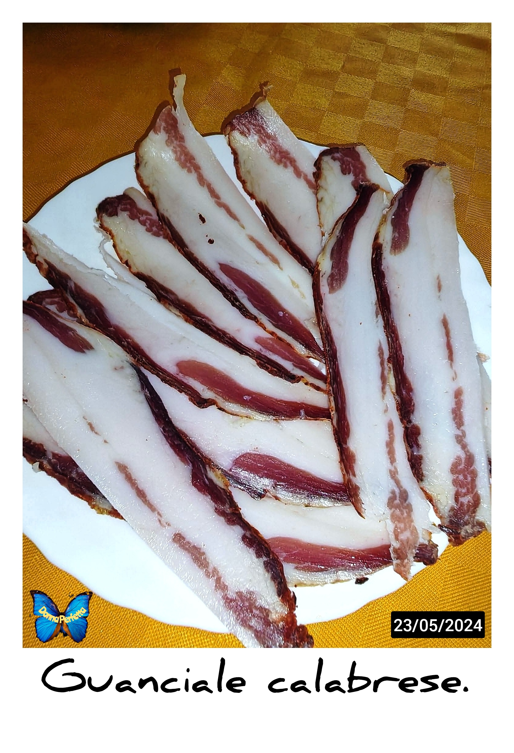 GUANCIALE DI OLIVADI. 