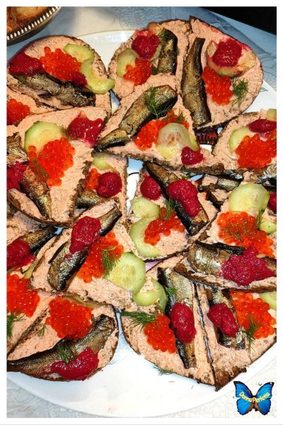 BRUSCHETTE DEL MAR NERO.