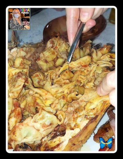 GALLO ARROSTO FARCITO DI TORTELLINI.