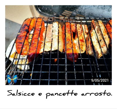 SALSICCE e PANCETTE ARROSTO. 