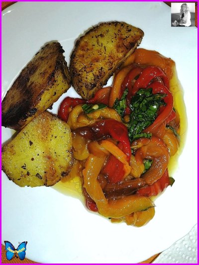PATATE della CONTADINA e PEPERONI.