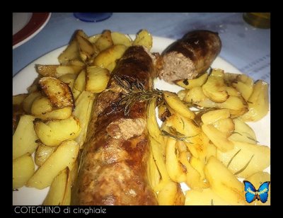 Cotechino di cinghiale. 