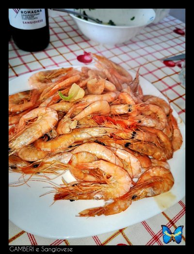 GAMBERI e Sangiovese.