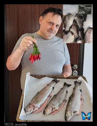 TROTE arrostite alla Cotix. 