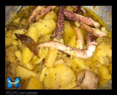 POLPO con patate.