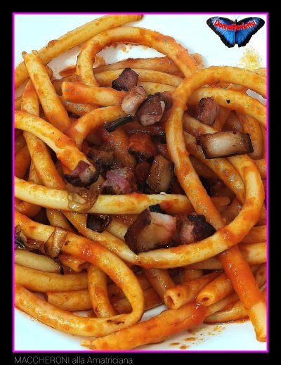 MACCHERONI ALL'AMATRICIANA.